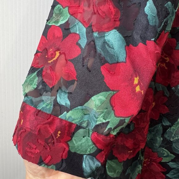 VTG 90s Victorias Secret Women Nightshirt Pajamas Sz S Gold Label Sheer Textured - Picture 7 of 15